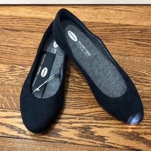 Dr Scholls Women’s Navy suede flats- NEW